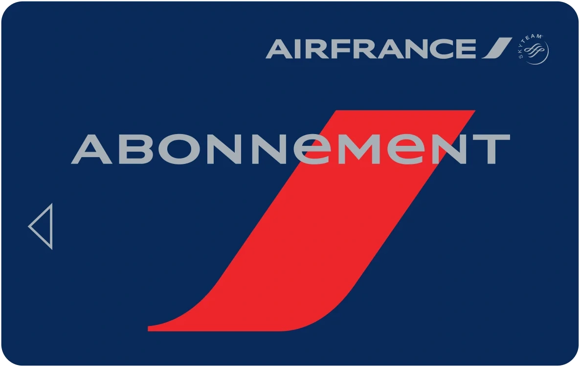 Airline subscription card